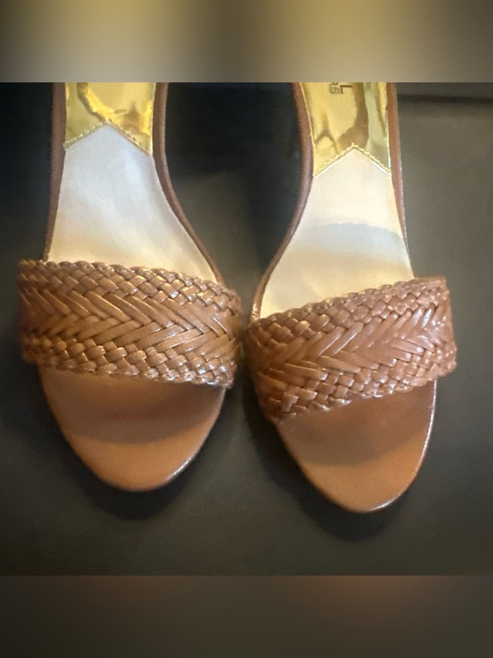 Michael Kors Juniper Dark Walnut Sandals size 9 NIB - Picture 11 of 16